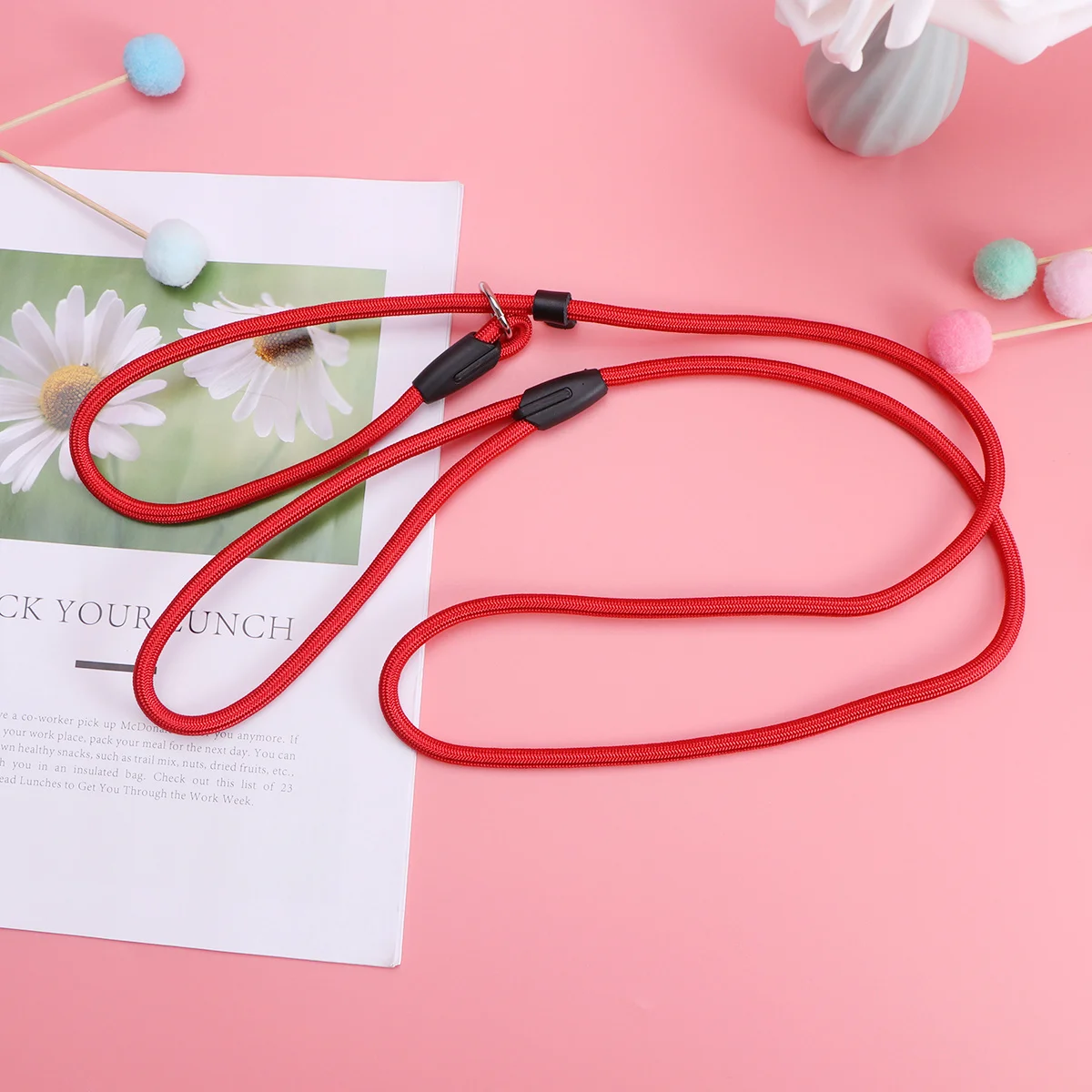 0.6x140cm Pet Dog Leash Nylon Traction Rope Adjustable Loop Training Lead for Walking and Training Dogs Red Pet Dog Leash
0.6x140cm Pet Dog Leash Nylon Traction Rope Adjustable Loop Training Lead for Walking and Training Dogs Red Pet Dog Leash