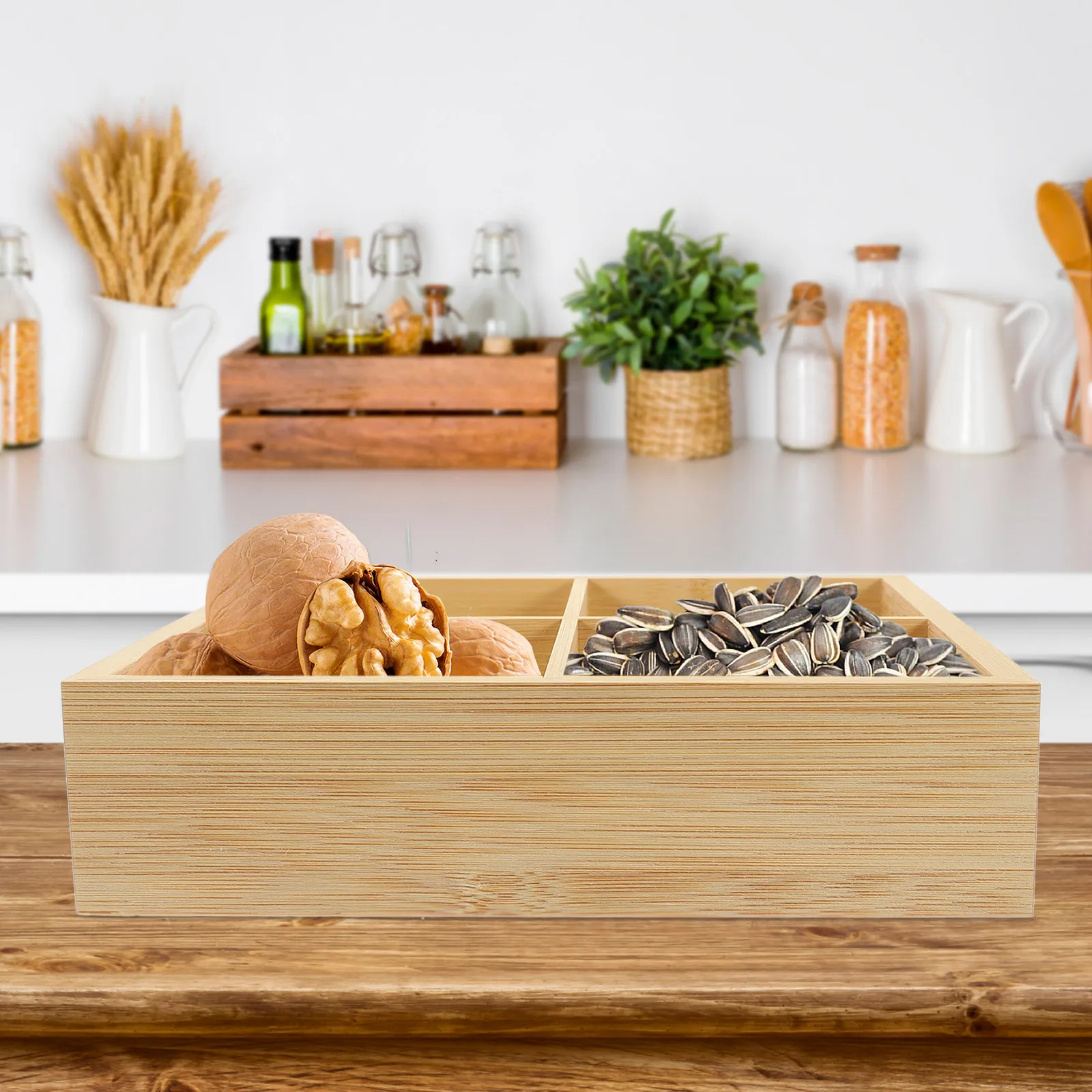 2 Pcs Wooden Storage Box 20x20x5cm Dry Fruit Case Food Tray Snack Holder Desktop Wood Case Bread Display Serving
2 Pcs Wooden Storage Box 20x20x5cm Dry Fruit Case Food Tray Snack Holder Desktop Wood Case Bread Display Serving