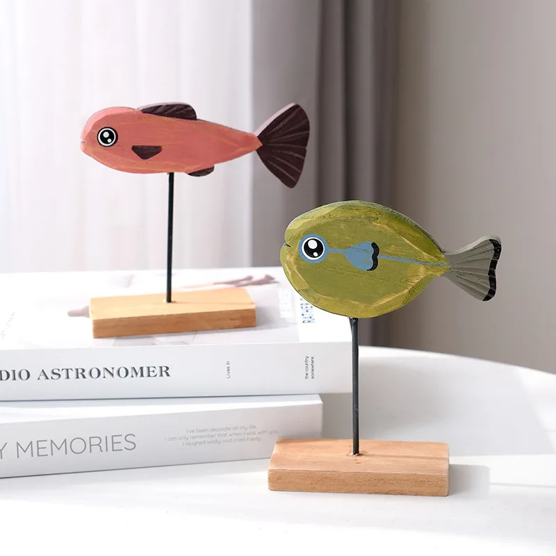Mediterranean Colorful Wooden Fish Statue Home Decoration Sculpture Decoration Living Room Bedroom Dining Room Decoration Gifts
Mediterranean Colorful Wooden Fish Statue Home Decoration Sculpture Decoration Living Room Bedroom Dining Room Decoration Gifts