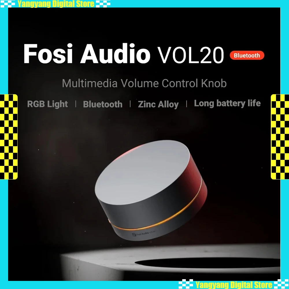 Fosi Audio VOL20 Bluetooth-ручка Универсальный настольный регулятор громкости RGB-подсветка USB для ПК/игр/настольного компьютера Многофункциональная кнопка
Fosi Audio VOL20 Bluetooth-ручка Универсальный настольный регулятор громкости RGB-подсветка USB для ПК/игр/настольного компьютера Многофункциональная кнопка