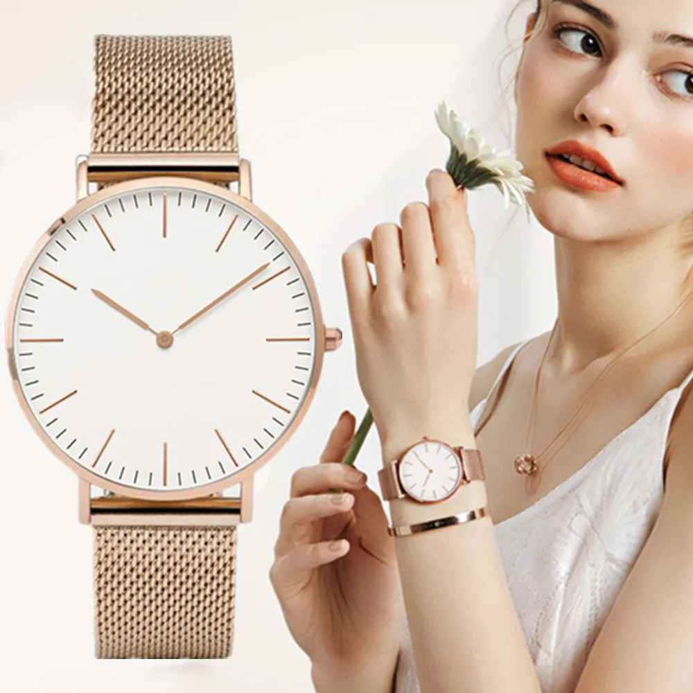 Модные женские часы, роскошные сетчатые часы из нержавеющей стали, женские кварцевые наручные часы, простые повседневные женские часы, часы reloj de mujer 
Модные женские часы, роскошные сетчатые часы из нержавеющей стали, женские кварцевые наручные часы, простые повседневные женские часы, часы reloj de mujer