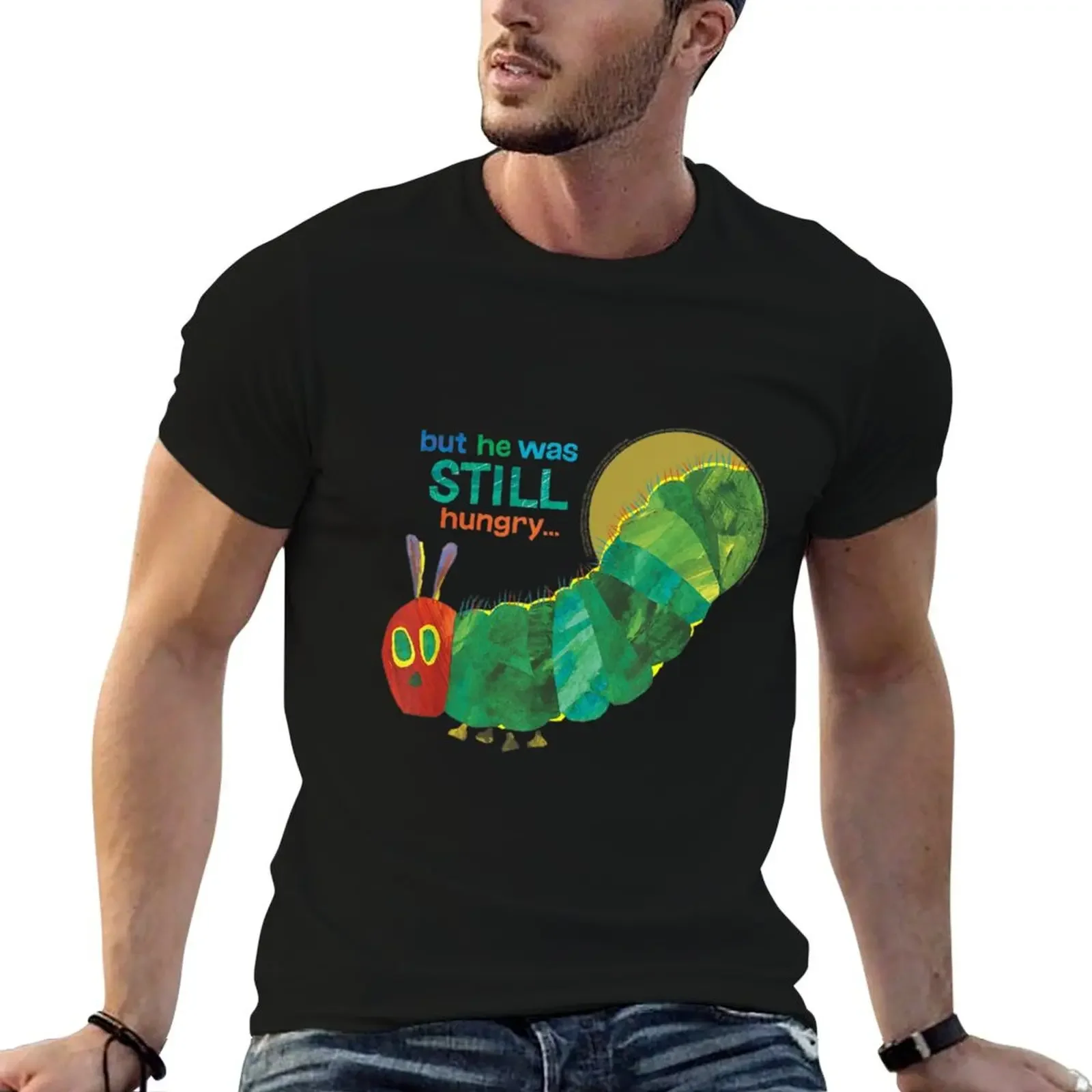 Eric Carle Still Hungry T-Shirt croswit shirt man hippie clothes blue archive Personalized t-shirt mens plain t shirts
Eric Carle Still Hungry T-Shirt croswit shirt man hippie clothes blue archive Personalized t-shirt mens plain t shirts