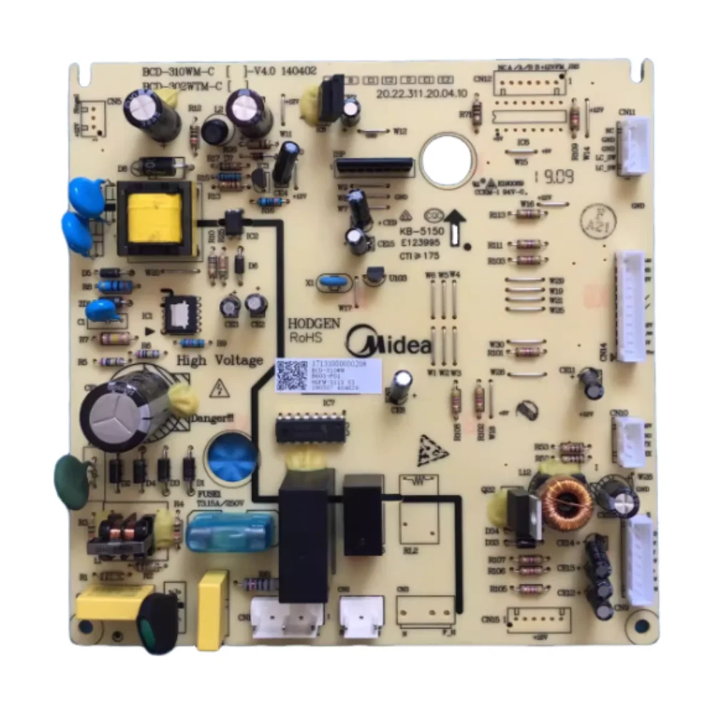 Плата управления (компьютерная плата) для холодильника Midea BCD-310WM, материнская плата 50230101008L
Плата управления (компьютерная плата) для холодильника Midea BCD-310WM, материнская плата 50230101008L