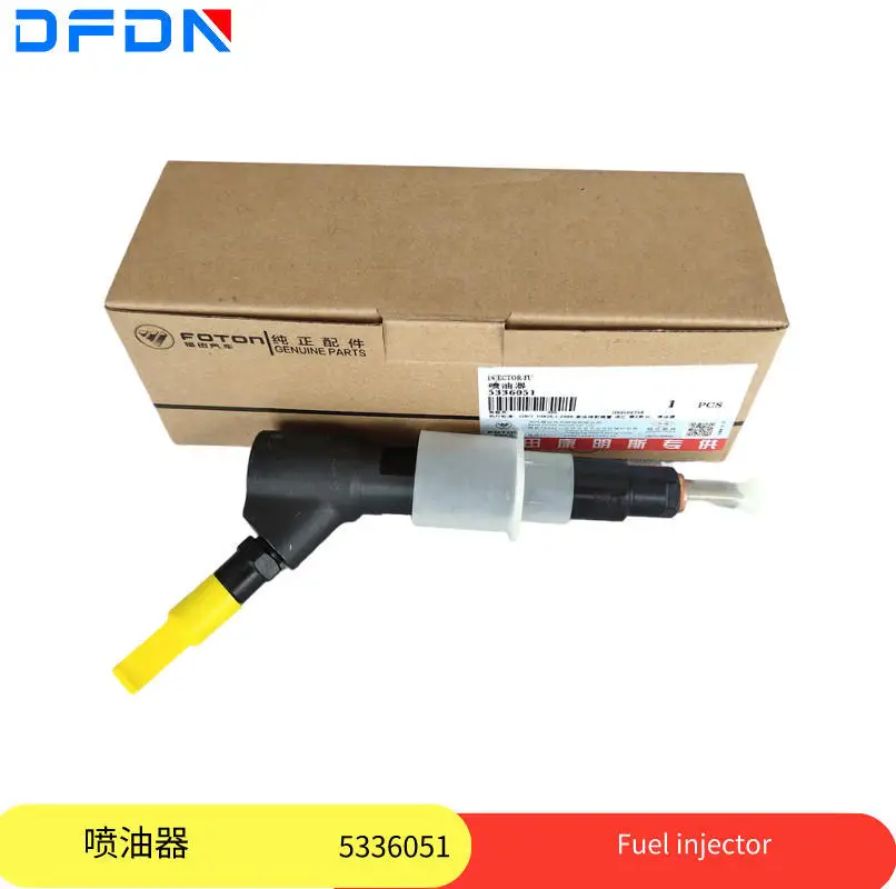 Топливная форсунка двигателя Foton Cummins 5336051, оригинальная форсунка дизельного двигателя грузовика Auman
Топливная форсунка двигателя Foton Cummins 5336051, оригинальная форсунка дизельного двигателя грузовика Auman