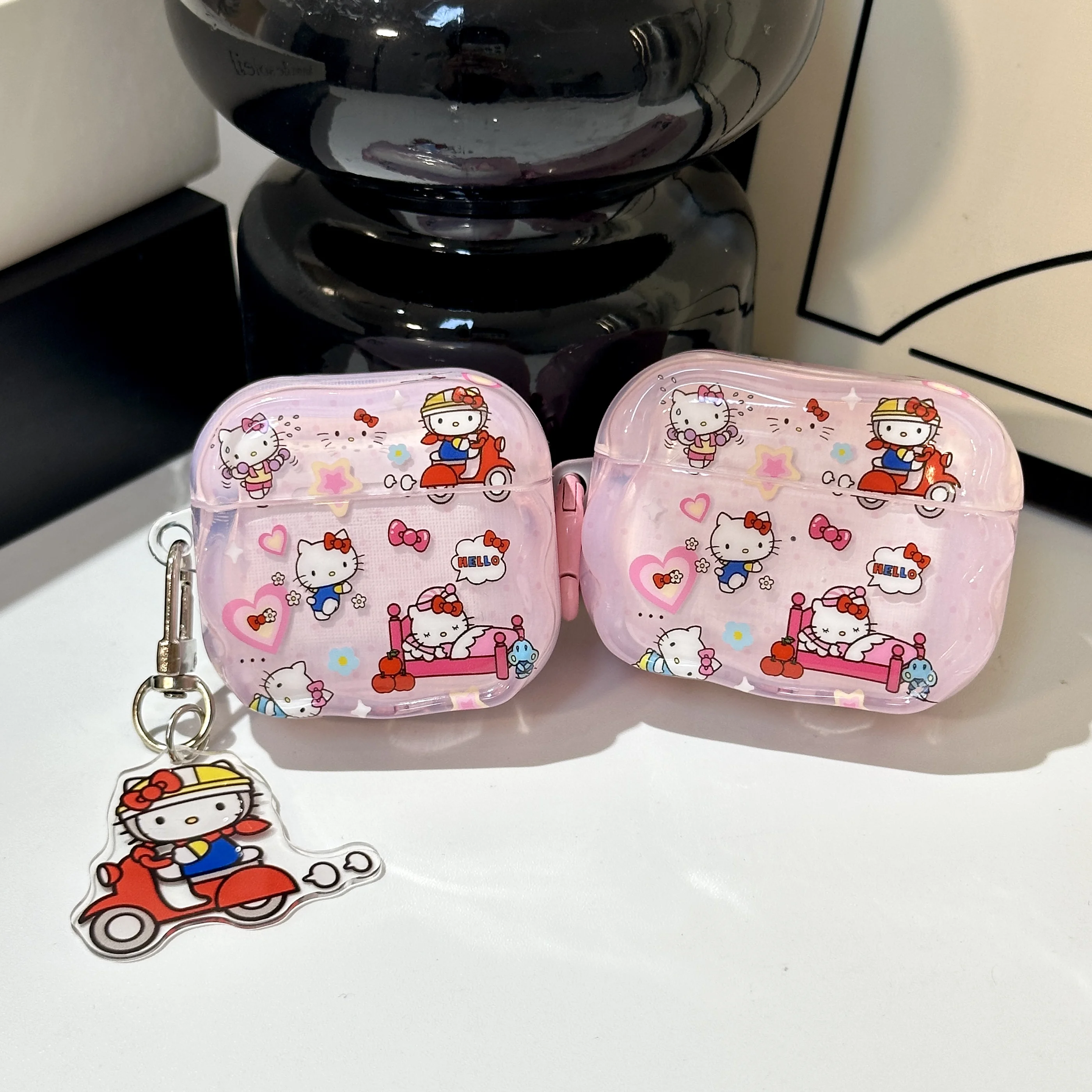 Summer Selections Transparent Pretty Pinkish Funny Sanrio Hello Kitty Cute For AirPods 4, 1, 2, 3, Pro,Pro 2 Anti-Drop Anti-Slip
Summer Selections Transparent Pretty Pinkish Funny Sanrio Hello Kitty Cute For AirPods 4, 1, 2, 3, Pro,Pro 2 Anti-Drop Anti-Slip