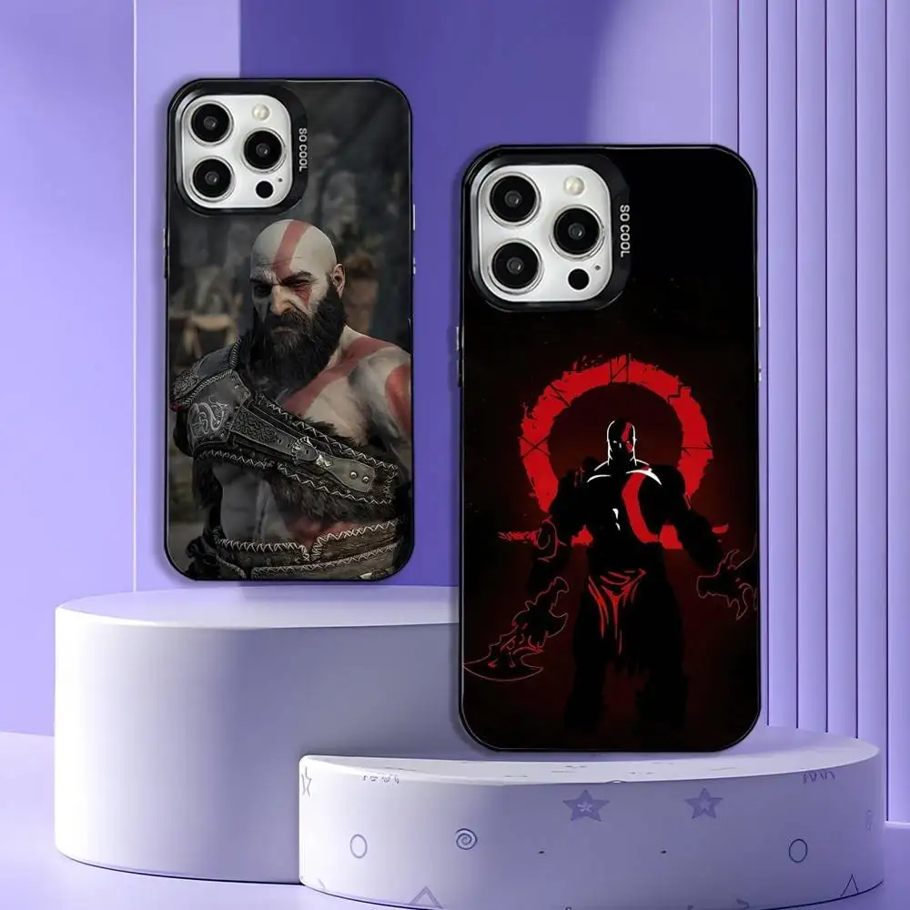 Game G-God of W-War Kratos Phone Case For iPhone 16,15,14,13,12,11,Mini,Pro,SE,MAX Black Matte Shockproof Cover 
Game G-God of W-War Kratos Phone Case For iPhone 16,15,14,13,12,11,Mini,Pro,SE,MAX Black Matte Shockproof Cover