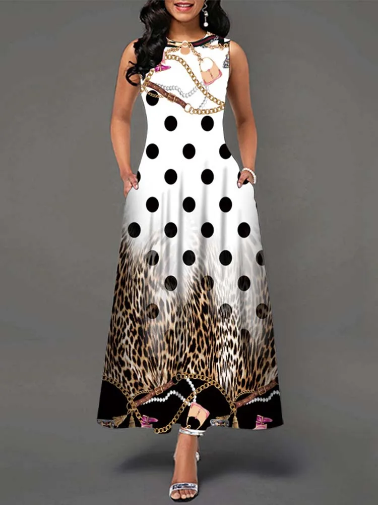 Summer Women Floral Printed Long Dresses Casual Sleeveless Beach Holiday Boho Maxi Dress Vestidos
Summer Women Floral Printed Long Dresses Casual Sleeveless Beach Holiday Boho Maxi Dress Vestidos