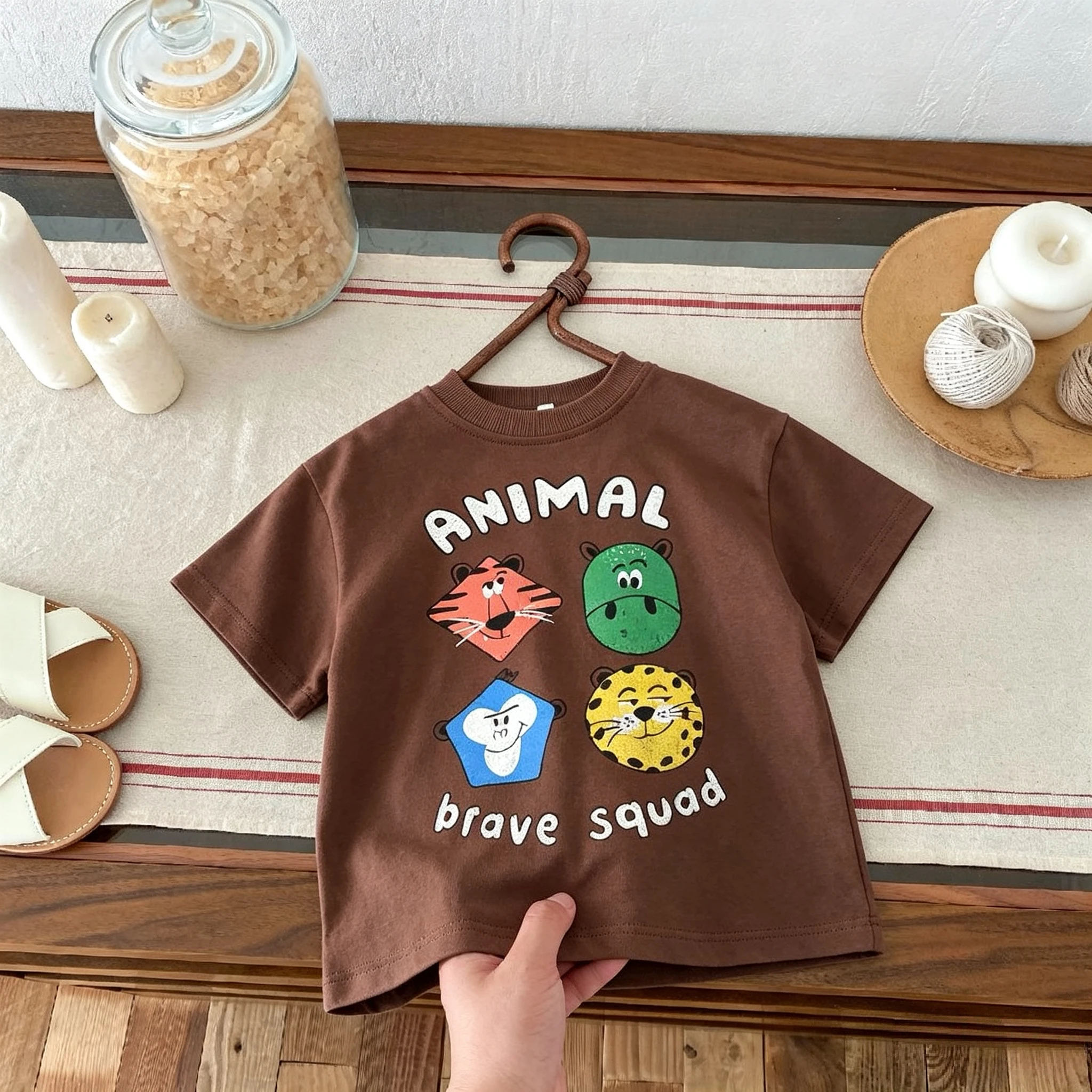 Printed Animal Children's T-shirt Summer Clothes Fashion Versatile Kids Short Sleeve Tops Tees Crewneck Girl Boy Costume Tshirts
Printed Animal Children's T-shirt Summer Clothes Fashion Versatile Kids Short Sleeve Tops Tees Crewneck Girl Boy Costume Tshirts