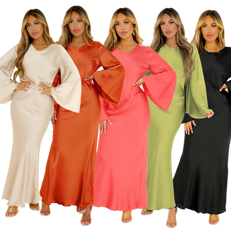 SpringFashion Solid Satin Party Dress Women Sexy Long Sleeved High Waist Fishtail Long Dress Elegant Slim Fit Dress WomenRC3176
SpringFashion Solid Satin Party Dress Women Sexy Long Sleeved High Waist Fishtail Long Dress Elegant Slim Fit Dress WomenRC3176