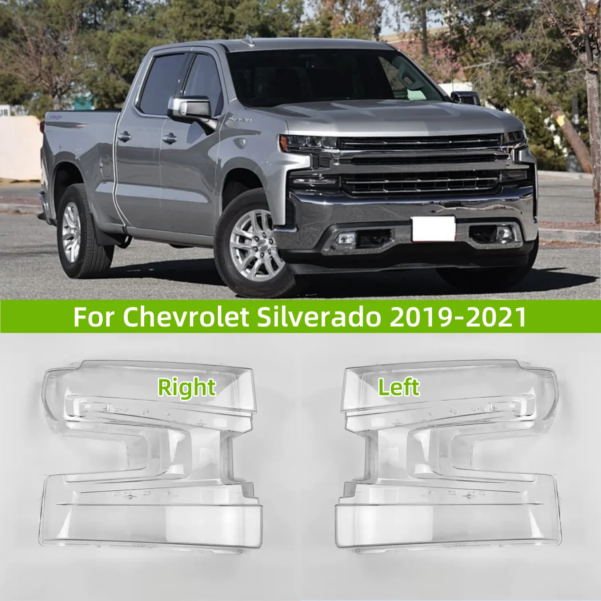 For Chevrolet Silverado 2019 2020 2021 Accessories Glass Headlights It has good transparency and light transmission
For Chevrolet Silverado 2019 2020 2021 Accessories Glass Headlights It has good transparency and light transmission