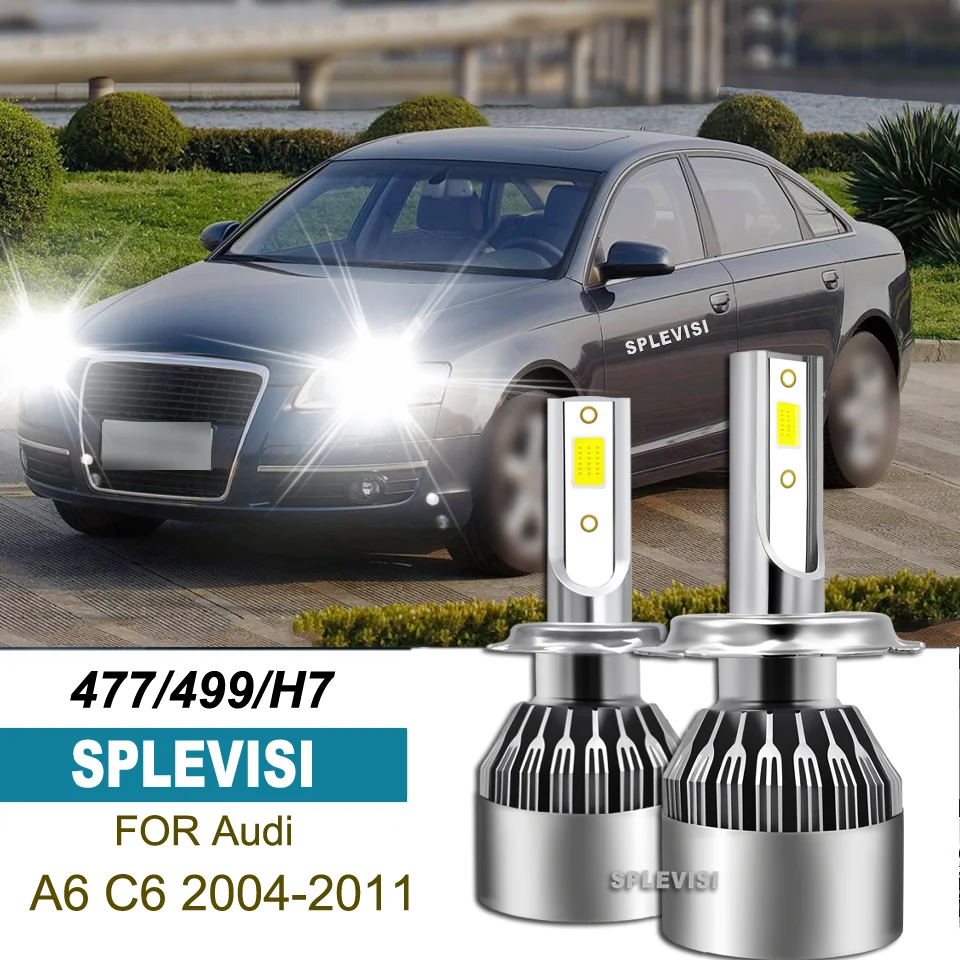 Plug and Play LED Auto Headlight H7 White 90W Bulbs W/Cooling Fan 12v For Audi A6 C6 2004 2005 2006 2007 2008 2009 2010 2011
Plug and Play LED Auto Headlight H7 White 90W Bulbs W/Cooling Fan 12v For Audi A6 C6 2004 2005 2006 2007 2008 2009 2010 2011