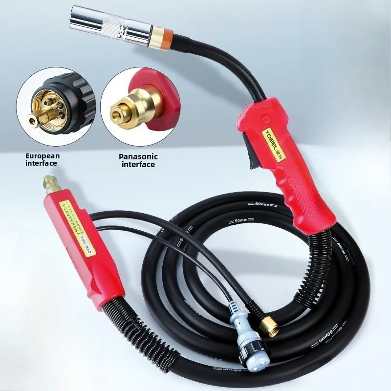 Panasonic Interface CO2 MIG Welding Torch 5m Cable 200A 350A 500A Gas Shielded Welding Gun Welder Accessory
Panasonic Interface CO2 MIG Welding Torch 5m Cable 200A 350A 500A Gas Shielded Welding Gun Welder Accessory