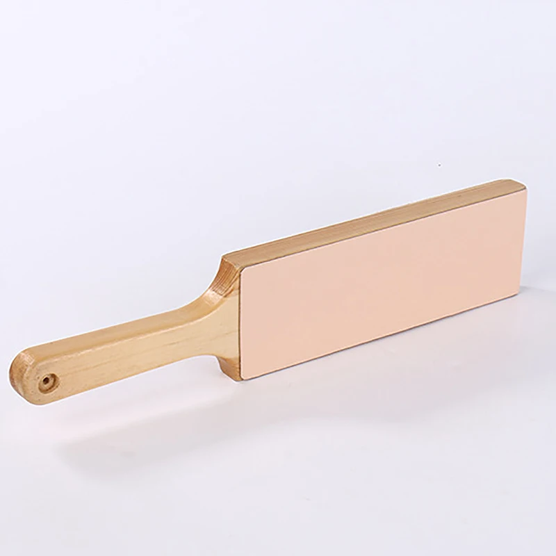 315mm Double-sided Wooden Handle Leather Strip, Sharpening Aid, Leather Strip Polishing Material, Whetstone/polishing Paste Set
315mm Double-sided Wooden Handle Leather Strip, Sharpening Aid, Leather Strip Polishing Material, Whetstone/polishing Paste Set