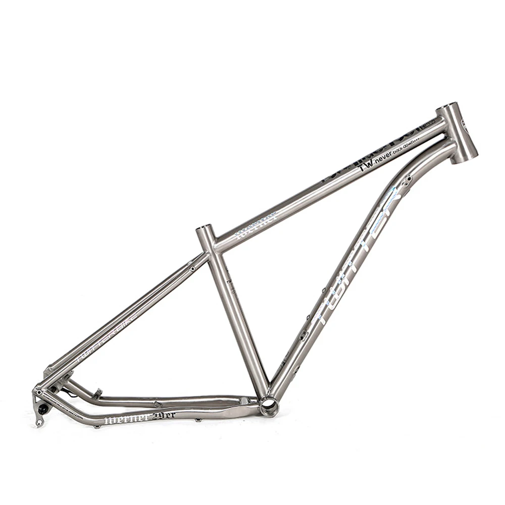 Titanium mtb frame 29 titanium bicycle frame titanium mountain bike frame 12*142mm disc brake
Titanium mtb frame 29 titanium bicycle frame titanium mountain bike frame 12*142mm disc brake