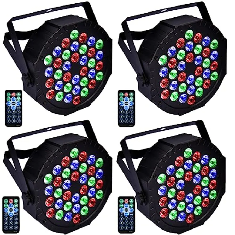 Stage Lights Dj Lights for Parties Led Stage Light Sound Activated Portable Party Light Par Light 36 Led RGB Remote Control Upl
Stage Lights Dj Lights for Parties Led Stage Light Sound Activated Portable Party Light Par Light 36 Led RGB Remote Control Upl