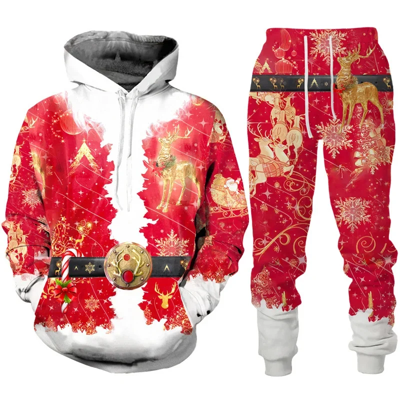 Christmas Party Couple Clothes Funny Santa Claus 3D Print Tracksuit Set Man Woman Hoodie+Pants 2pcs Fashion Oversized Casual Set
Christmas Party Couple Clothes Funny Santa Claus 3D Print Tracksuit Set Man Woman Hoodie+Pants 2pcs Fashion Oversized Casual Set