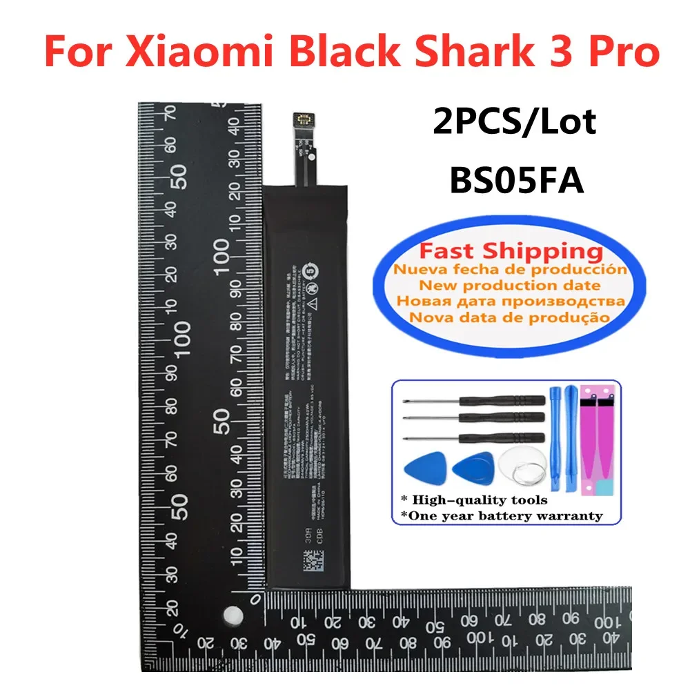 Аккумулятор BS05FA 2500 мАч для телефона BlackShark Black Shark 3 Pro 3 Pro, быстрая доставка + Инструменты, 2500 мАч
Аккумулятор BS05FA 2500 мАч для телефона BlackShark Black Shark 3 Pro 3 Pro, быстрая доставка + Инструменты, 2500 мАч
