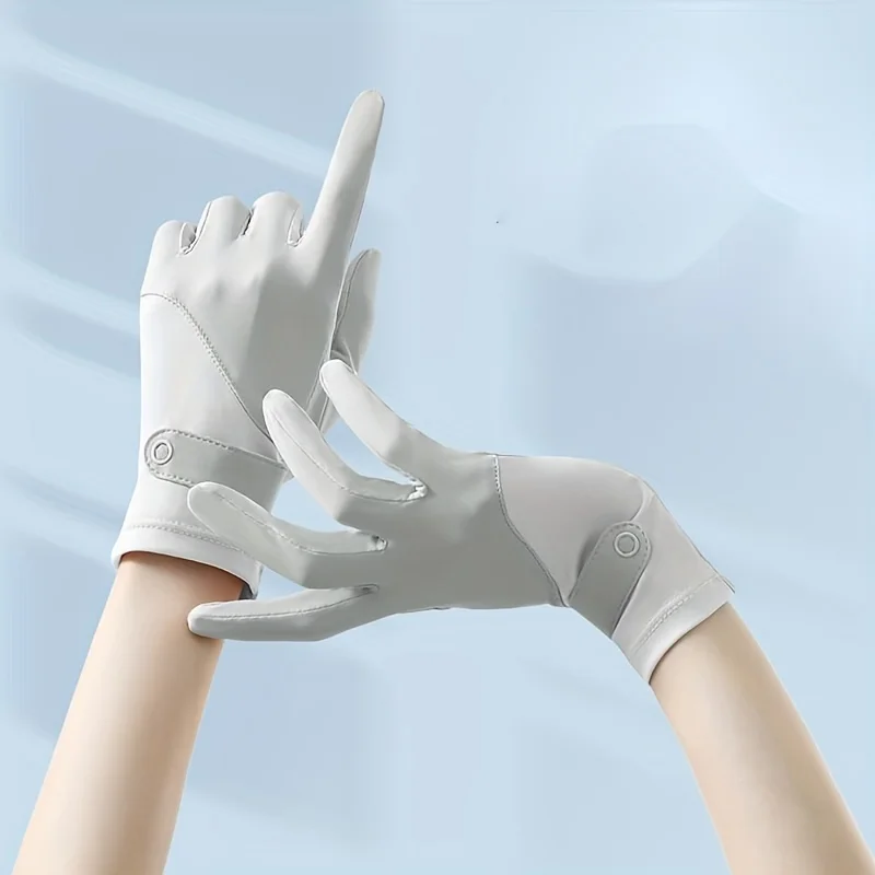 1pc Breathable Thin Ice Sliky Fiber Fabric Women's Cycling Gloves Anti-Slip Finger Less Touchscreen Outdoor Ice Feel
1pc Breathable Thin Ice Sliky Fiber Fabric Women's Cycling Gloves Anti-Slip Finger Less Touchscreen Outdoor Ice Feel