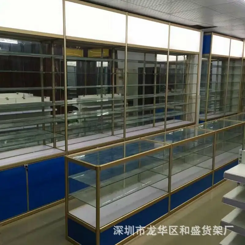 Custom. Alloy Showcase Aluminum Alloy Showcase Boutique Shelf Display Rack Showcase Glass Display Shelf Pharmacy
Custom. Alloy Showcase Aluminum Alloy Showcase Boutique Shelf Display Rack Showcase Glass Display Shelf Pharmacy