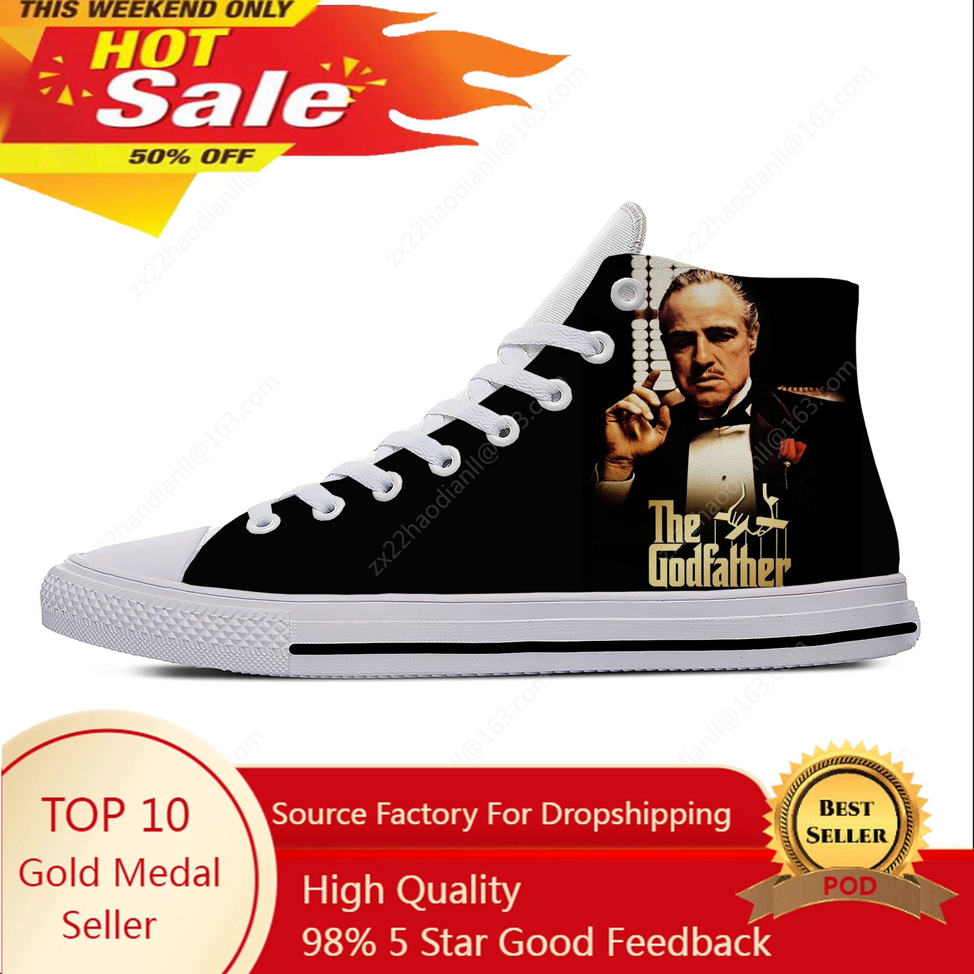 Movie The Godfather High Top Sneakers Mens Womens Teenager Casual Shoes Canvas Running Shoes 3D Breathable Lightweight shoe
Movie The Godfather High Top Sneakers Mens Womens Teenager Casual Shoes Canvas Running Shoes 3D Breathable Lightweight shoe