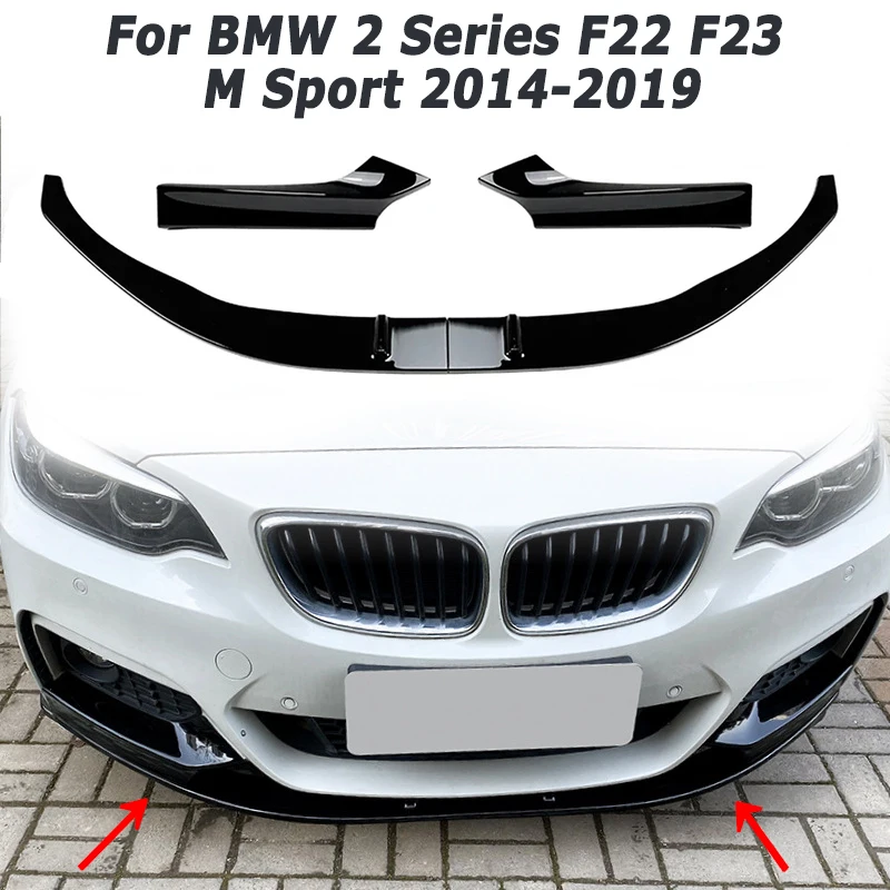 Car Front Bumper Lip for BMW 2 Series F22 F23 M Sport 2014-2019 220i 225i 228i Splitter Spoiler Car Accessories Aftermarket
Car Front Bumper Lip for BMW 2 Series F22 F23 M Sport 2014-2019 220i 225i 228i Splitter Spoiler Car Accessories Aftermarket