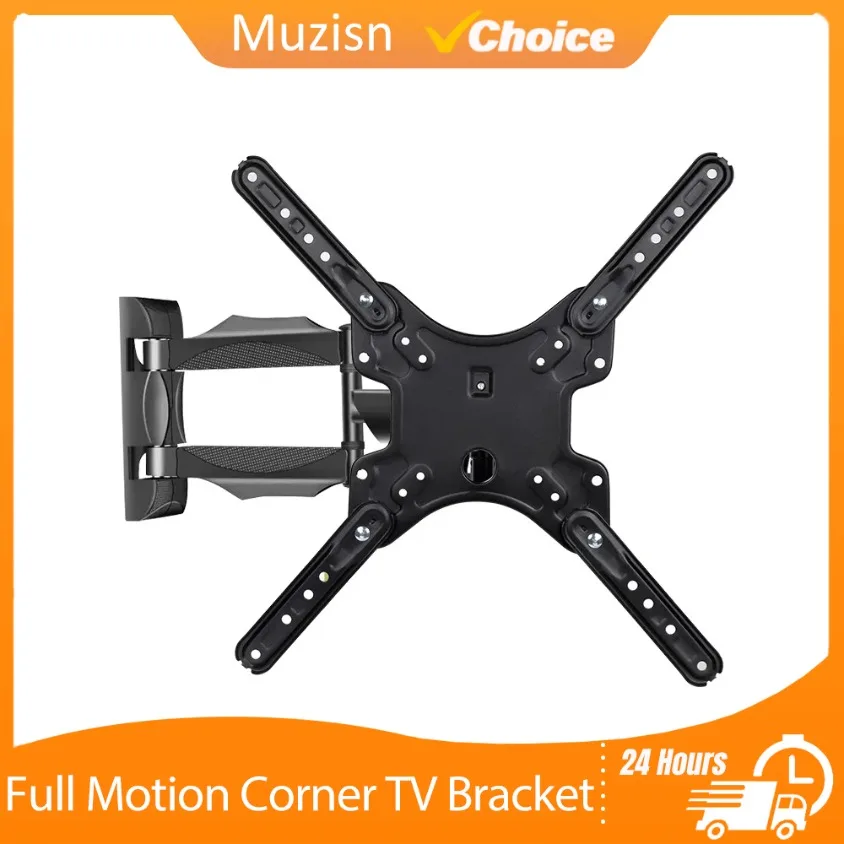 Универсальный угловой кронштейн для телевизора с полным движением, настенное крепление, 26-42-дюймовый светодиодный/ЖК-монитор, поворотная плитка, регулируемая универсальная подставка для телевизора
Универсальный угловой кронштейн для телевизора с полным движением, настенное крепление, 26-42-дюймовый светодиодный/ЖК-монитор, поворотная плитка, регулируемая универсальная подставка для телевизора