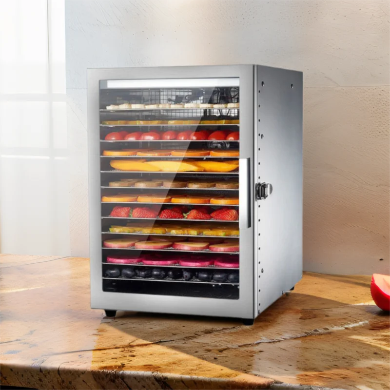 12-layer Commercial and Household Food Dehydrator Meat Seafood Vegetables Fruit Processing Dryer Machine Kitchen Appliances
12-layer Commercial and Household Food Dehydrator Meat Seafood Vegetables Fruit Processing Dryer Machine Kitchen Appliances