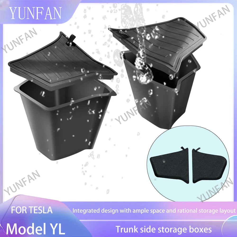 For Tesla Model YL 2026 Trunk Side Organizer Box TPE Odor-Free Waterproof Compartment Cover Plate
For Tesla Model YL 2026 Trunk Side Organizer Box TPE Odor-Free Waterproof Compartment Cover Plate