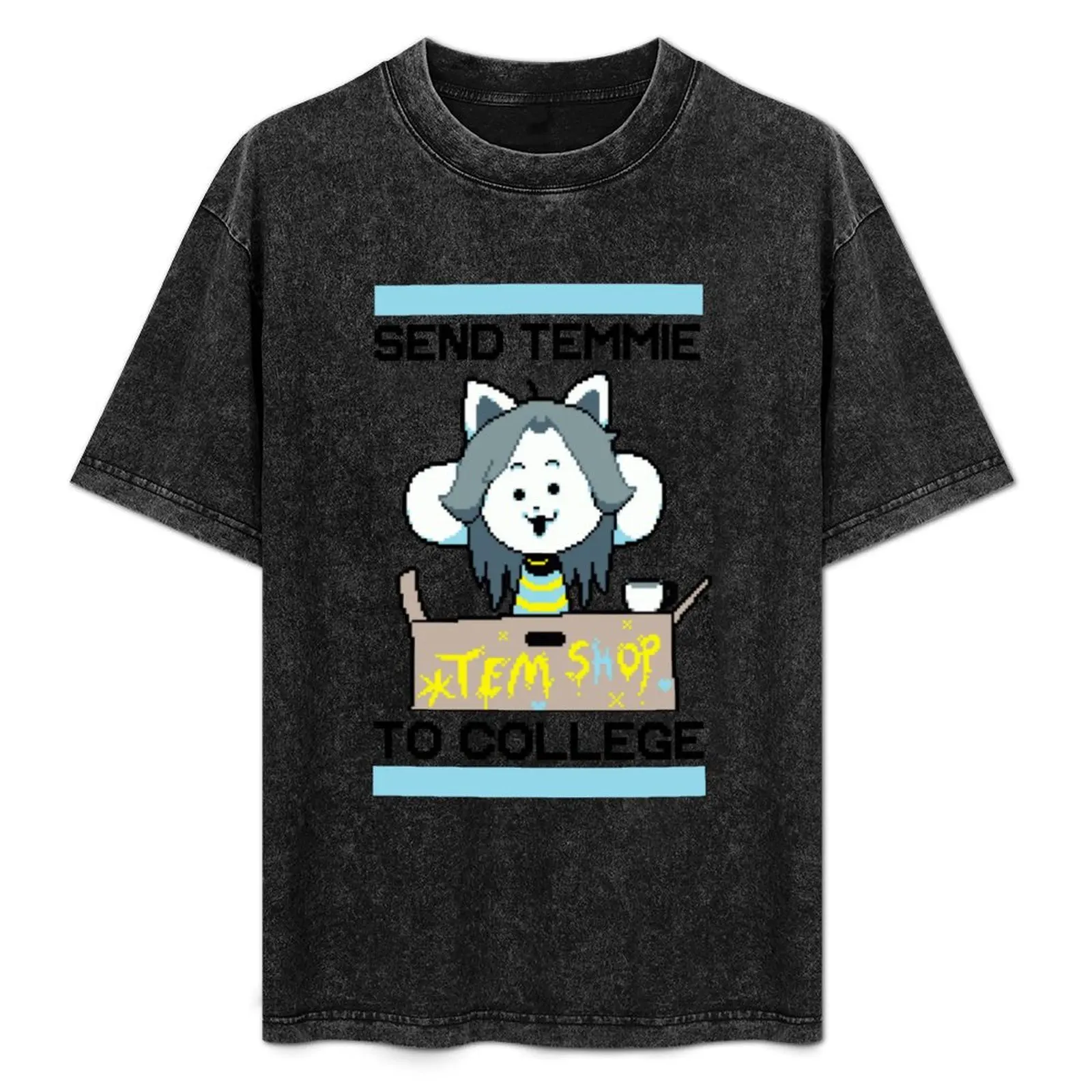 Send Temmie To College! T-Shirt Anti-Perspiration Workout Top
Send Temmie To College! T-Shirt Anti-Perspiration Workout Top