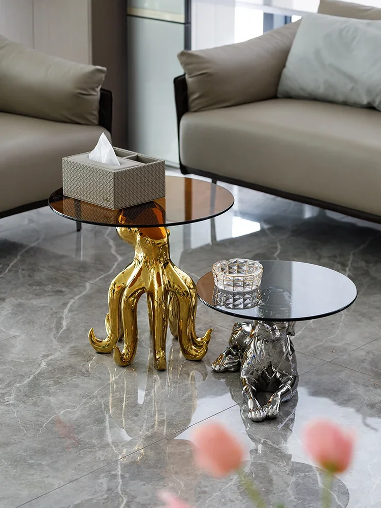 Nordic Furniture Coffee Tables Octopus Glass Side Table Creative Living Room Furniture Home Accessories Animal Bedside Table
Nordic Furniture Coffee Tables Octopus Glass Side Table Creative Living Room Furniture Home Accessories Animal Bedside Table