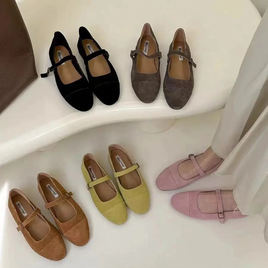 Bailamos 2024 Autumn Brand Women Flats Round Toe Shallow Slip On Ladies Casual Ballet Shoes Soft Leather Eelgant Dress Shoes
Bailamos 2024 Autumn Brand Women Flats Round Toe Shallow Slip On Ladies Casual Ballet Shoes Soft Leather Eelgant Dress Shoes