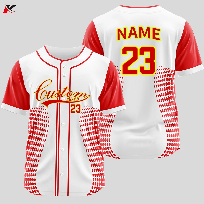 Customize Men Spirit Baseball Jerseys Baseball Button T-Shirt Adults Sports Sublimation Printed Name Number Logo Uniforms VL1538
Customize Men Spirit Baseball Jerseys Baseball Button T-Shirt Adults Sports Sublimation Printed Name Number Logo Uniforms VL1538