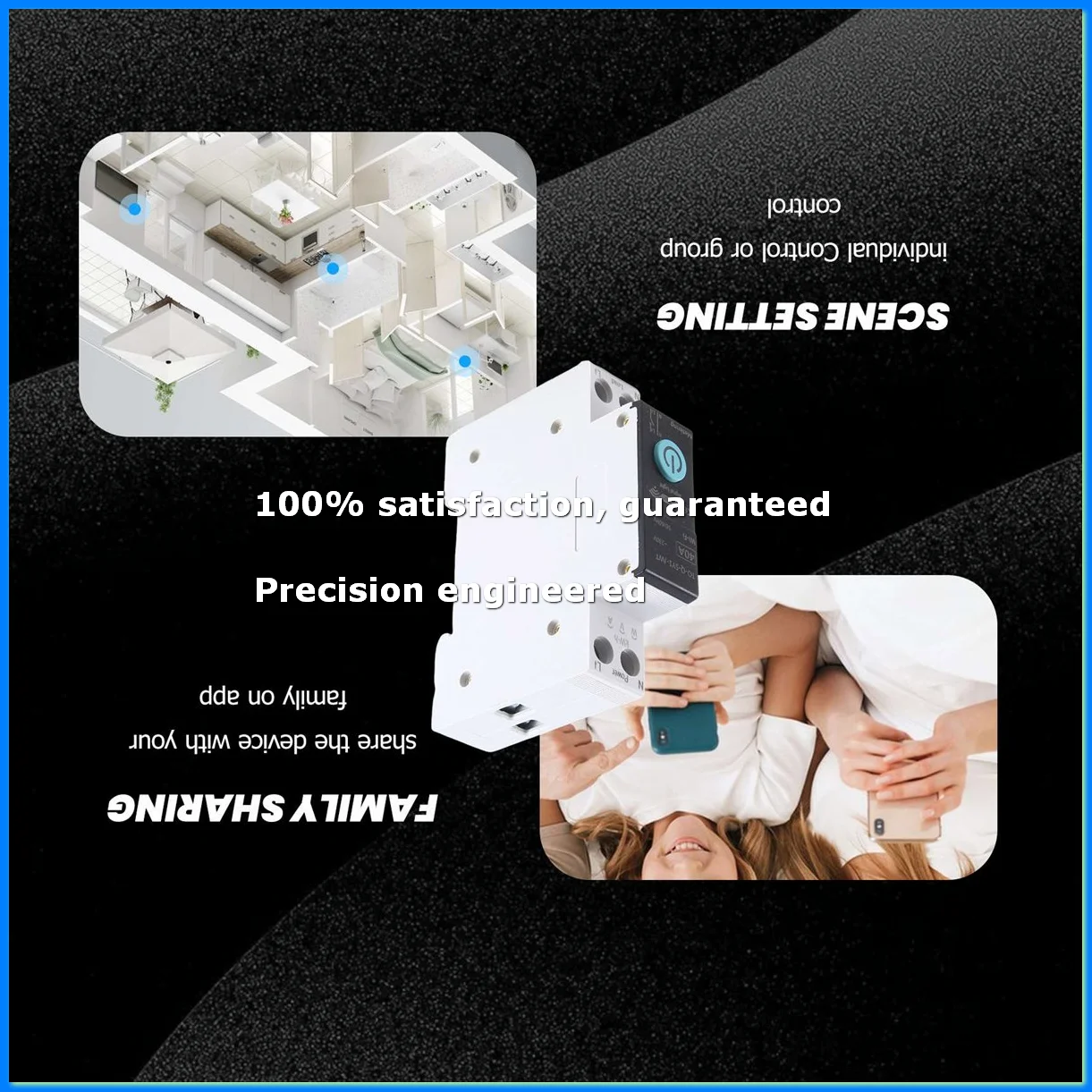 40A Tuya Single Phase Din Rail WIFI Smart Energy Meter Timer Power Consumption Monitor KWh Wattmeter,Black with Metering-A23R
40A Tuya Single Phase Din Rail WIFI Smart Energy Meter Timer Power Consumption Monitor KWh Wattmeter,Black with Metering-A23R