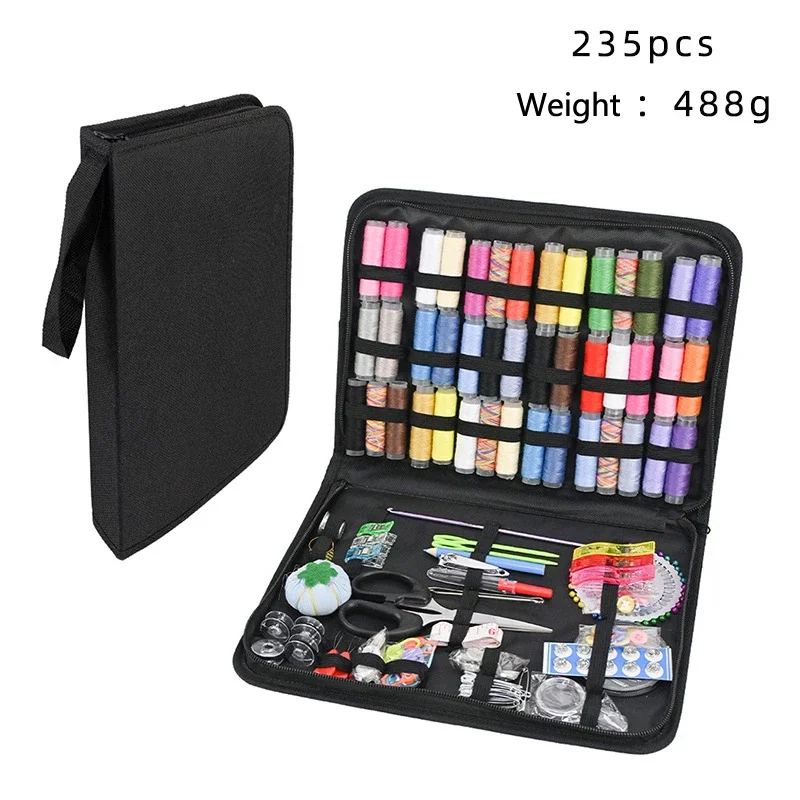 Complete Sewing Kit with Threads Needles Scissors Tape Measure Buttons Portable Travel DIY Embroidery Handwork Sewing Tool Set
Complete Sewing Kit with Threads Needles Scissors Tape Measure Buttons Portable Travel DIY Embroidery Handwork Sewing Tool Set