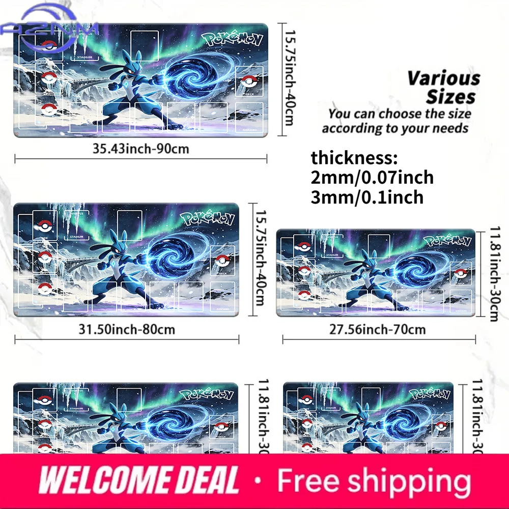 Lucario Aurora Borealis Ice TCG Playmat Gaming Mouse Pad
Lucario Aurora Borealis Ice TCG Playmat Gaming Mouse Pad