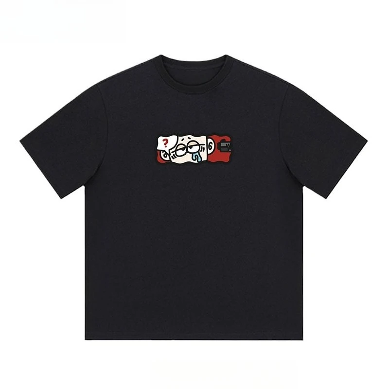 Tearful Boy Cartoon Sticker Short-sleeved Home Simple Couple Summer Round-neck Pure Cotton T-shirt Short-sleeved Japanese Style
Tearful Boy Cartoon Sticker Short-sleeved Home Simple Couple Summer Round-neck Pure Cotton T-shirt Short-sleeved Japanese Style
