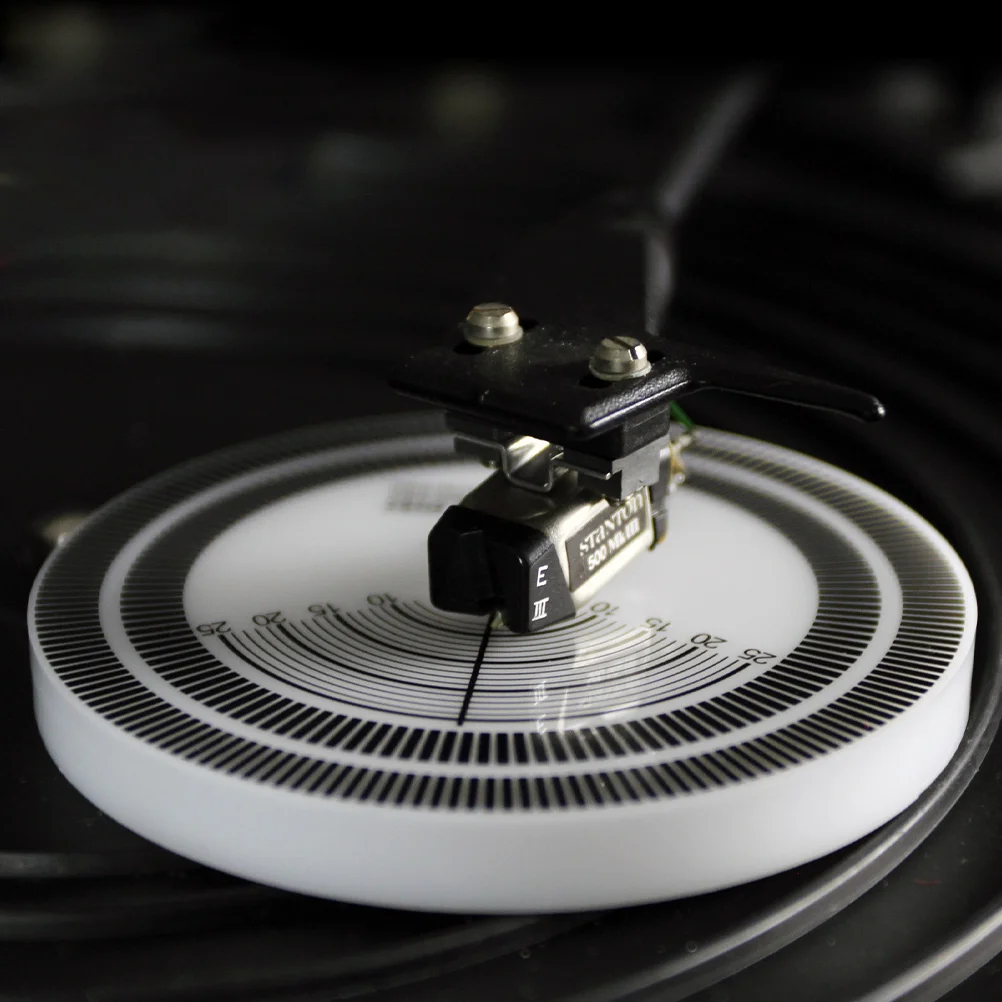 Gramophone Vinyl Record Player Detection Round Stroboscope Disc Accessories White Turntable Strobe
Gramophone Vinyl Record Player Detection Round Stroboscope Disc Accessories White Turntable Strobe