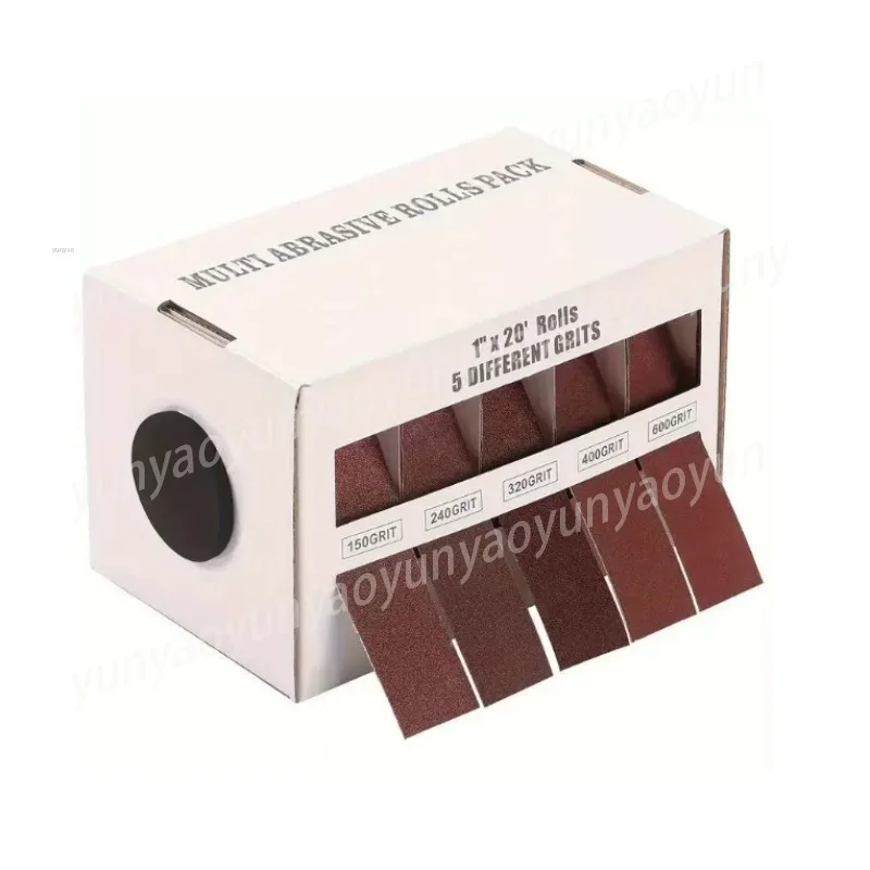 Cross-border Suction Belt Box 4 Pumping 5 Pumping 6 Pumping 25mm * 6m Scroll Sandpaper Roll Set 1 Inch Sandpaper Roll Set
Cross-border Suction Belt Box 4 Pumping 5 Pumping 6 Pumping 25mm * 6m Scroll Sandpaper Roll Set 1 Inch Sandpaper Roll Set