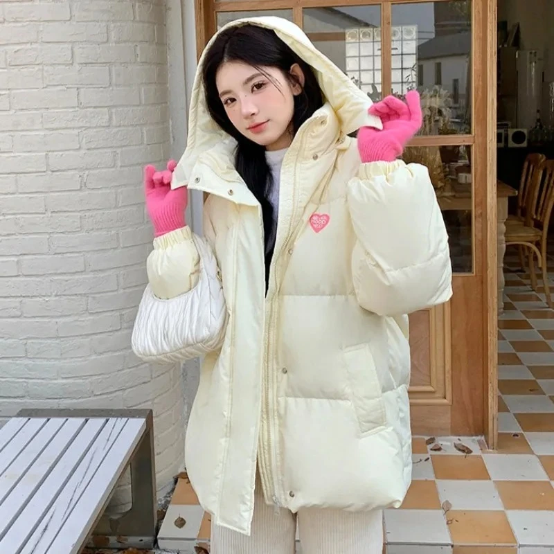 Korean Style Fashion Lovely Tops Warm Streetwear Gentle Attractive Personality Hooded Parkas Women Winter Sweet Girls College
Korean Style Fashion Lovely Tops Warm Streetwear Gentle Attractive Personality Hooded Parkas Women Winter Sweet Girls College