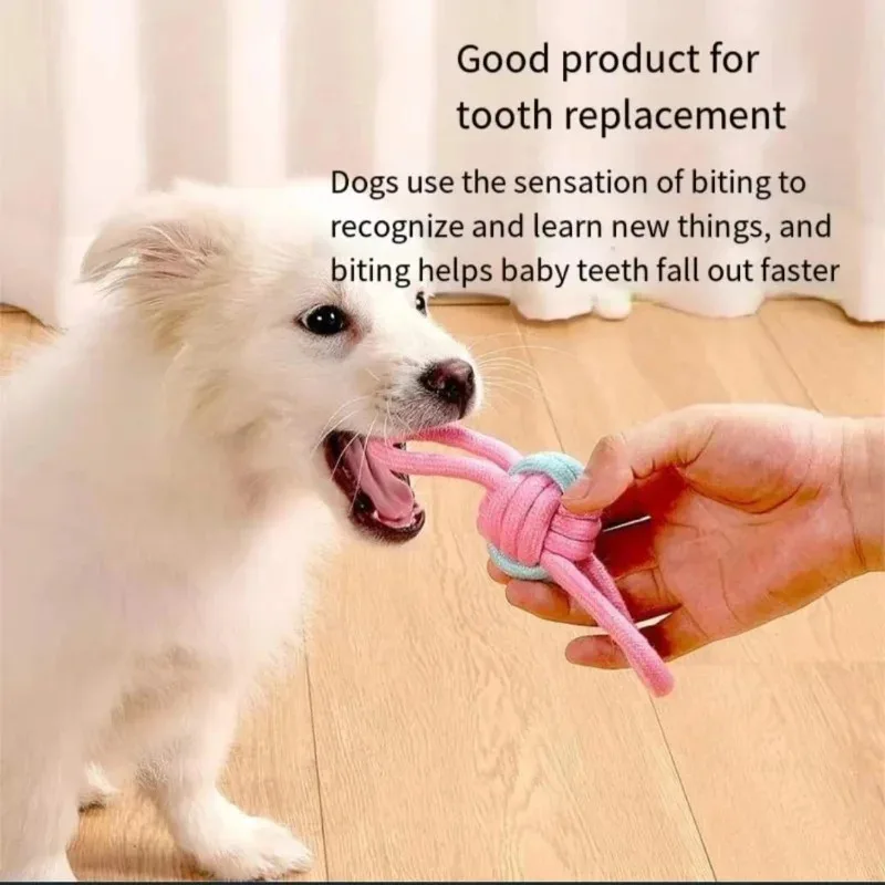 Durable Cotton Rope Ball Dog Toy for Large and Small Dogs Interactive Chew Toy for Aggressive Chewers Bite Resistant
Durable Cotton Rope Ball Dog Toy for Large and Small Dogs Interactive Chew Toy for Aggressive Chewers Bite Resistant