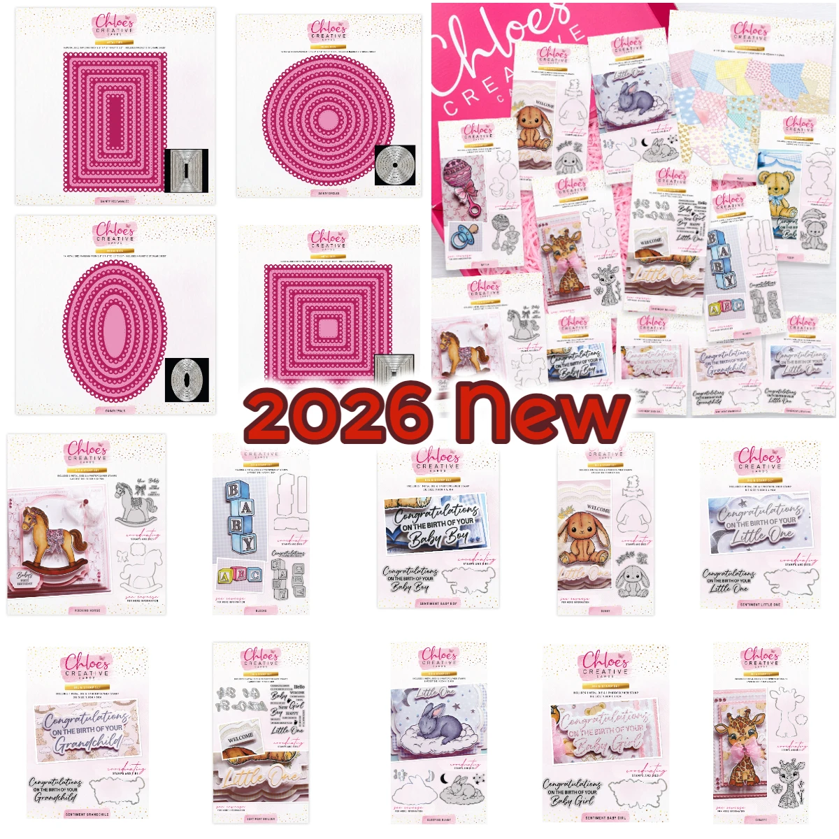 2026 New Baby Collection Rocking Horse New Metal Cutting Dies And Stamps Scrapbooking DIY Decoration Craft Embossing Stencil
2026 New Baby Collection Rocking Horse New Metal Cutting Dies And Stamps Scrapbooking DIY Decoration Craft Embossing Stencil