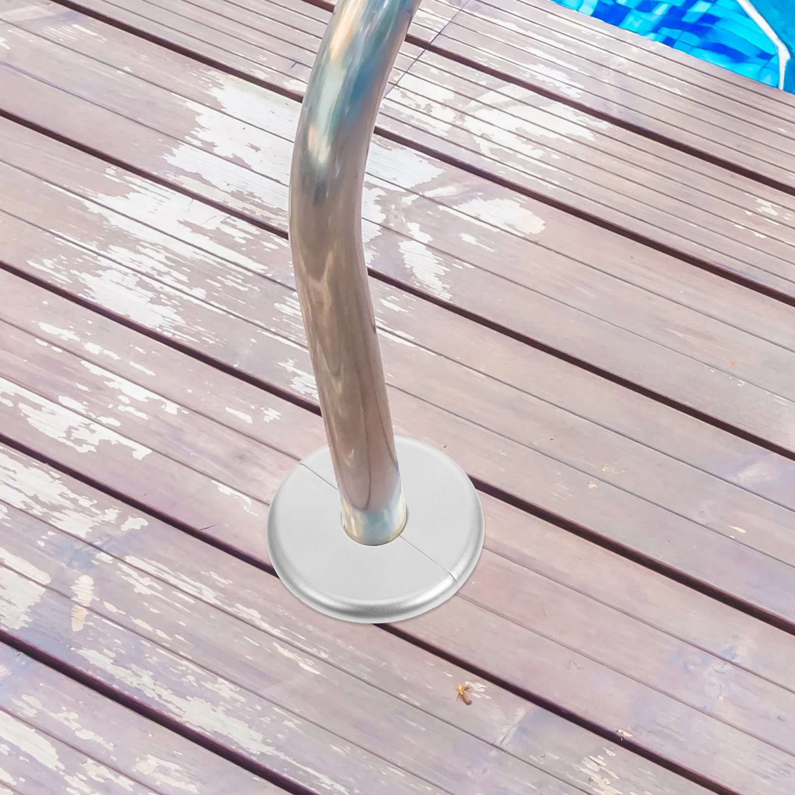 4pcs Pool Ladder Round Handrail Shielding For Inground Pool Accessories Ladder Hole Protector Split Flange Pipe Cover Reusable
4pcs Pool Ladder Round Handrail Shielding For Inground Pool Accessories Ladder Hole Protector Split Flange Pipe Cover Reusable