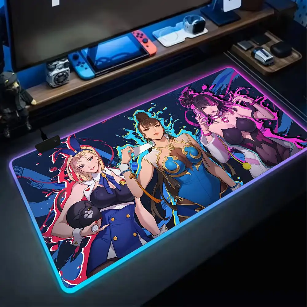 S-Street Fighter Mouse Pad Anime Gaming Mouse Pad LED Table Pads Backlit Rubber Desktop XXL RGB Desk Mats
S-Street Fighter Mouse Pad Anime Gaming Mouse Pad LED Table Pads Backlit Rubber Desktop XXL RGB Desk Mats
