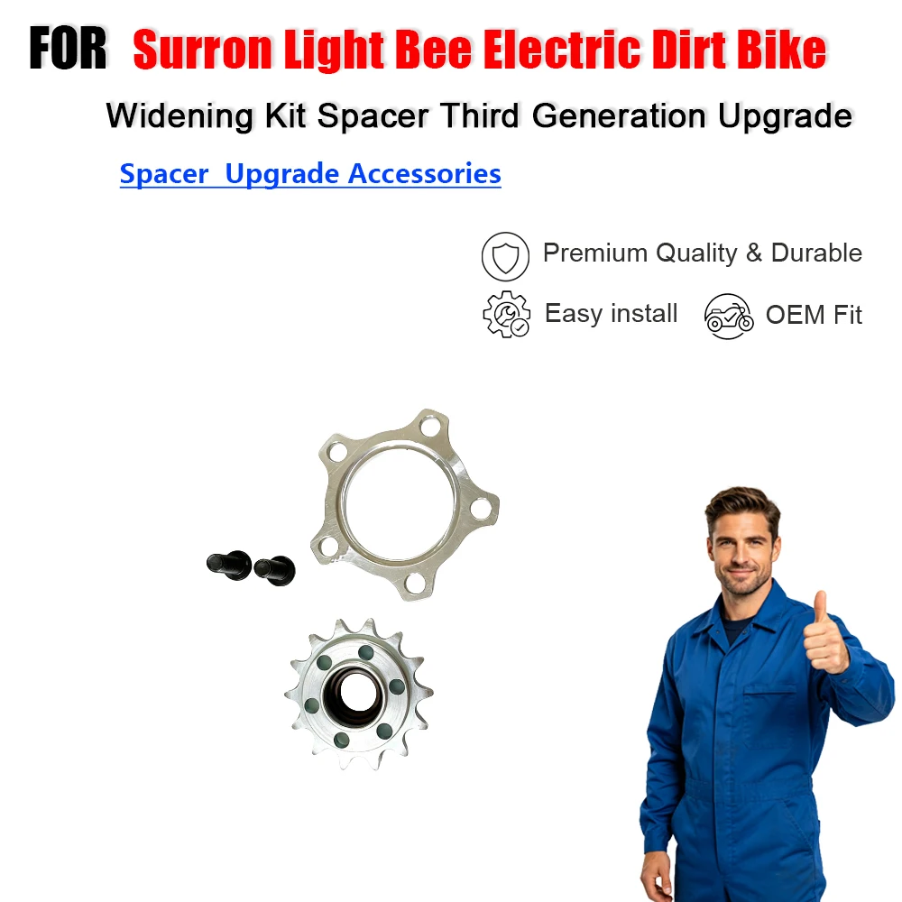 Widening Kit Spacer for Surron Light Bee Electric Dirt Bike Third Generation Upgrade Accessories
Widening Kit Spacer for Surron Light Bee Electric Dirt Bike Third Generation Upgrade Accessories