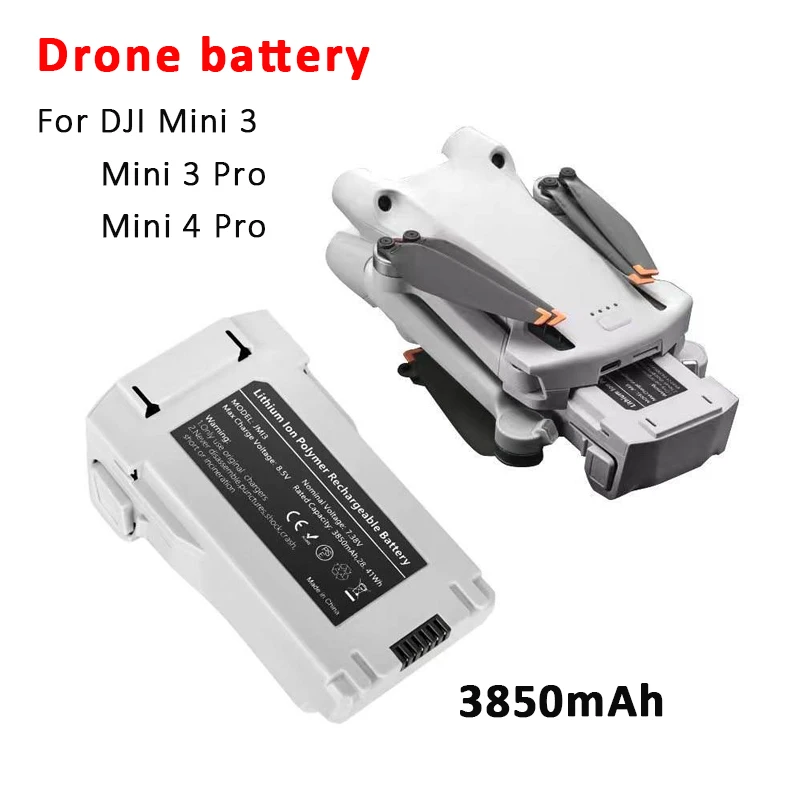 For DJI Mini 3/4 Pro intelligent flight battery plus capacity 3850mah flight time 47 minutes Compatible Mini 4 Pro/Mini 3 Drone
For DJI Mini 3/4 Pro intelligent flight battery plus capacity 3850mah flight time 47 minutes Compatible Mini 4 Pro/Mini 3 Drone
