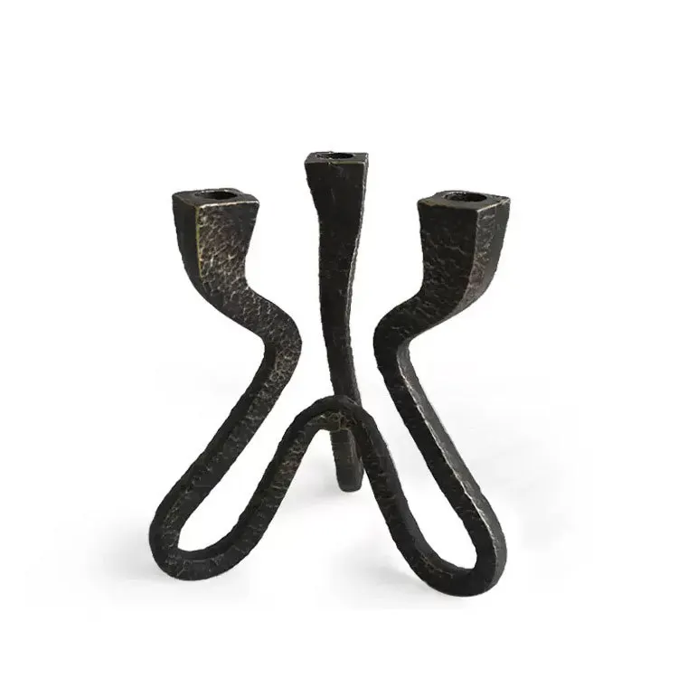 DSA Modern Simple Black Candlestick Restaurant Dining Table Light Luxury Creative Living Room Model Room B & B Hotel Decoration
DSA Modern Simple Black Candlestick Restaurant Dining Table Light Luxury Creative Living Room Model Room B & B Hotel Decoration