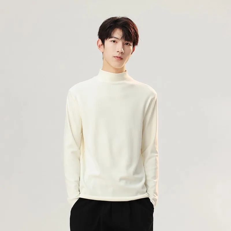 Мужская приталенная футболка с длинным рукавом, весенне-осенняя, двусторонняя, с высоким воротником, базовая, модная, теплая, для ношения под одеждой
Мужская приталенная футболка с длинным рукавом, весенне-осенняя, двусторонняя, с высоким воротником, базовая, модная, теплая, для ношения под одеждой