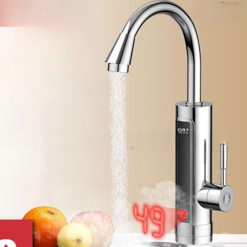 High-Speed 3s Instant Hot Water Tap,Flow-Through Heating Technology,Clear Temperature Display,Adjustable Mixer
High-Speed 3s Instant Hot Water Tap,Flow-Through Heating Technology,Clear Temperature Display,Adjustable Mixer