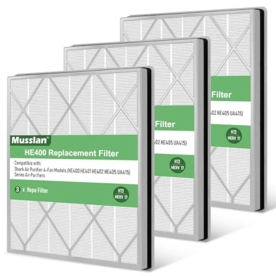 True HEPA HE401 Air Purifier 4 Models HE400/HE401/HE402, H13 Grade Filtration System with Fine Pre-Filter, He401 Replacement Fi
True HEPA HE401 Air Purifier 4 Models HE400/HE401/HE402, H13 Grade Filtration System with Fine Pre-Filter, He401 Replacement Fi