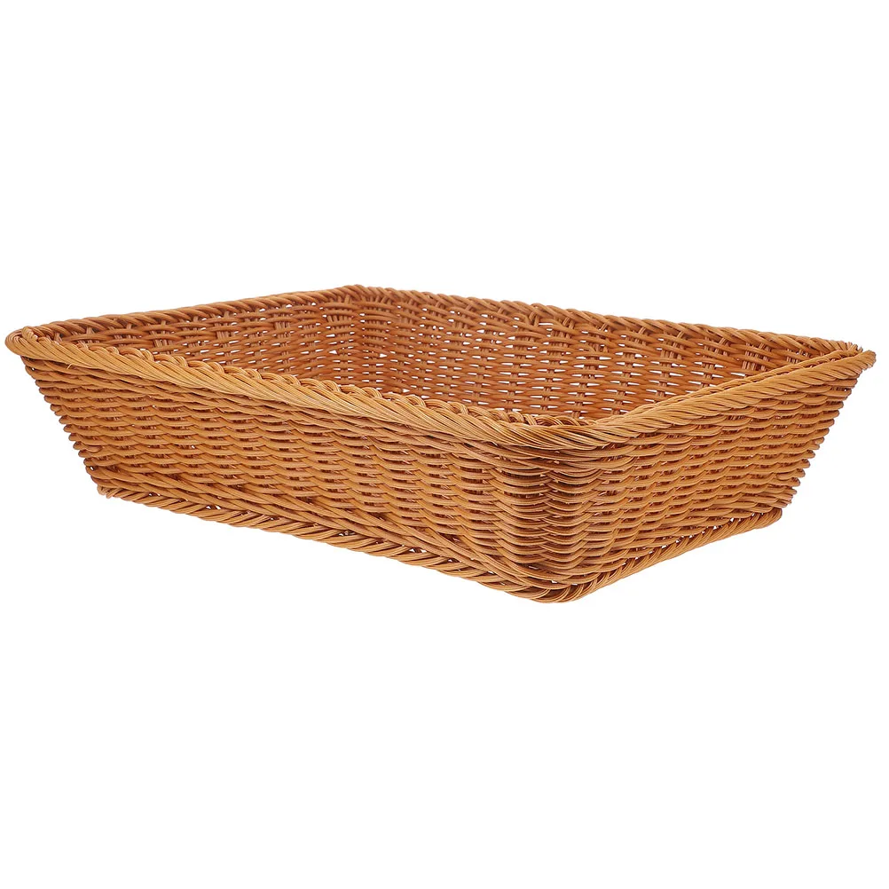 Woven Fruit 30x20x10cm Tea Color Kitchen Storage ganizer Woven Storage Holder Bread Snack Holder Vegetables Drainage
Woven Fruit 30x20x10cm Tea Color Kitchen Storage ganizer Woven Storage Holder Bread Snack Holder Vegetables Drainage